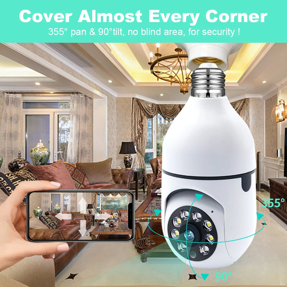 360 Bulb Security Camera in Dubai